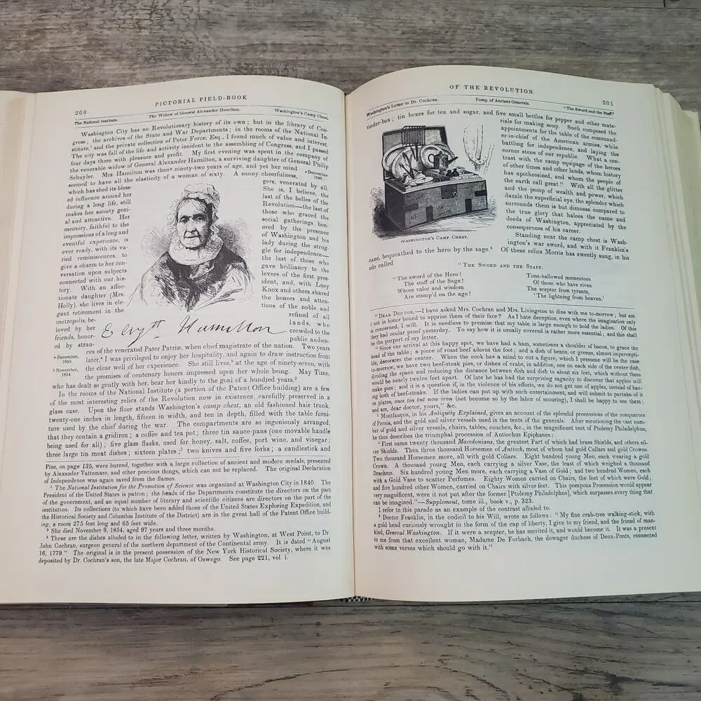 Benson Lossing Pictorial Field-Book Revolution Vol 2 Only 1972 Tuttle DAMAGED